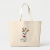 West Highland White Terrier Chef Grote Tote Bag (Voorkant)