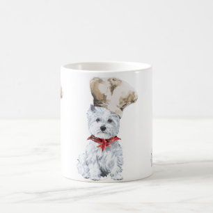 West Highland White Terrier Chef Koffiemok