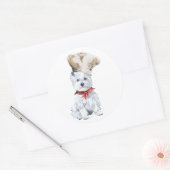 West Highland White Terrier Chef Ronde Sticker (Envelop)