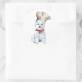 West Highland White Terrier Chef Ronde Sticker (Tas)