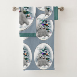 West Highland White Terrier Christmas Bad Handdoek