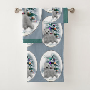 West Highland White Terrier Christmas Bad Handdoek