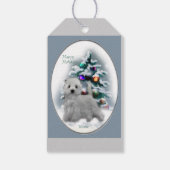 West Highland White Terrier Christmas Cadeaulabel (Achterkant)