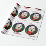 West Highland White Terrier Christmas Cadeaupapier<br><div class="desc">Al je cadeaus dit jaar samenvatten in ons schattige Westie-kerstpapier.</div>