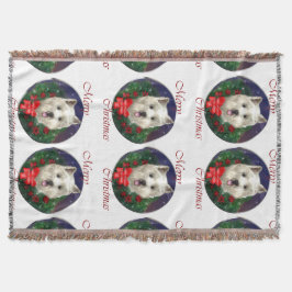 West Highland White Terrier Christmas Deken