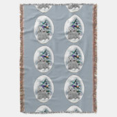 West Highland White Terrier Christmas Deken (Voorkant Verticaal)