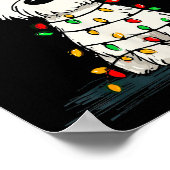 West Highland White Terrier Christmas Graphics Dog Poster (Hoek)