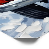 West Highland White Terrier Christmas Red Truck Perfect Poster (Hoek)