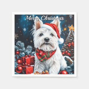 West Highland White Terrier Christmas Servet