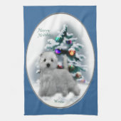 West Highland White Terrier Christmas Theedoek (Verticaal)