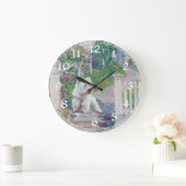 West Highland White Terrier Clock Grote Klok (Huis)