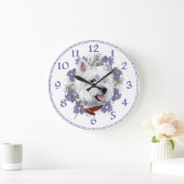 West Highland White Terrier Clock Grote Klok (Huis)