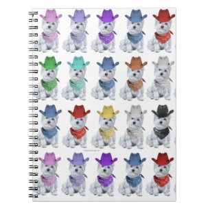 West Highland White Terrier Cowboys Notitieboek