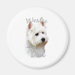 West Highland White Terrier Dad 2 Magneet