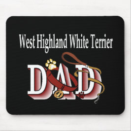 West Highland White Terrier Dad Gifts Muismat