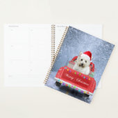 West Highland White Terrier Dog in Snow Planner (Display)