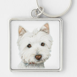 West Highland White Terrier Dog Sleutelhanger