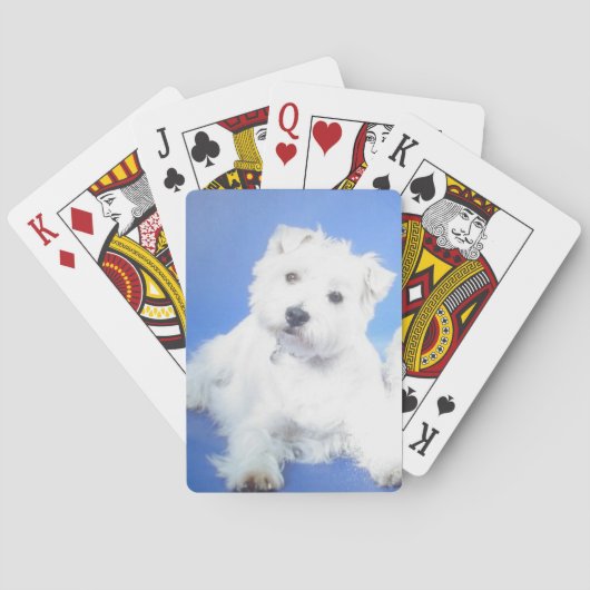 West Highland White Terrier Dog-speelkaarten Pokerkaarten (Achterkant)