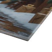 West Highland White Terrier Dogs Christmas Snow  Snijplank (Hoek)