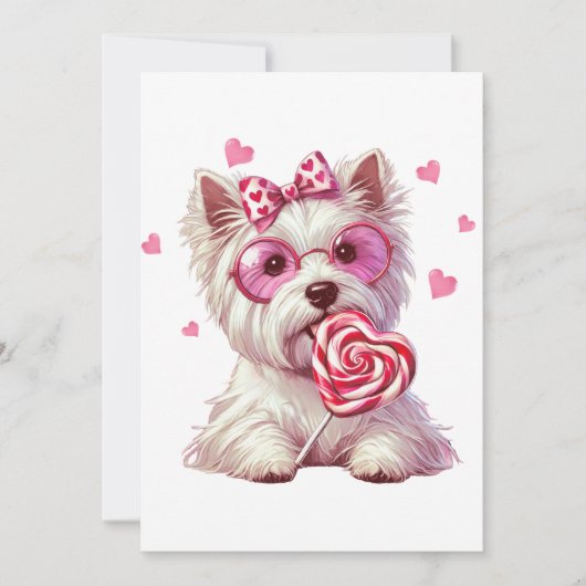 West Highland White Terrier Feestdagenkaart (Voorkant)