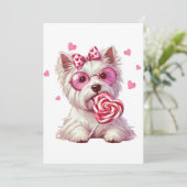 West Highland White Terrier Feestdagenkaart (Staand voorkant)