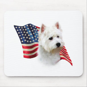 West Highland White Terrier Flag Muismat