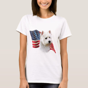 West Highland White Terrier Flag T-shirt