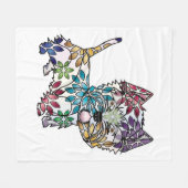 West Highland White Terrier Fleece Blanket (Voorkant (Horizontaal))