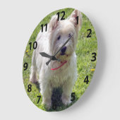 West Highland White Terrier Grote Klok (Hoek)