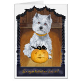 West Highland White Terrier HALLOWEEN (Voorkant)