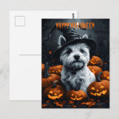West Highland White Terrier Halloween Briefkaart (Voorkant / Achterkant)