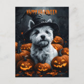 West Highland White Terrier Halloween Briefkaart (Voorkant)