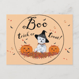 West Highland White Terrier Halloween Briefkaart