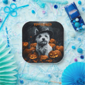 West Highland White Terrier Halloween Papieren Bordje (Feest)