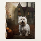 West Highland White Terrier Halloween Scary Planner (Voorkant)