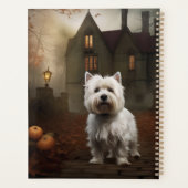 West Highland White Terrier Halloween Scary Planner (Achterkant)