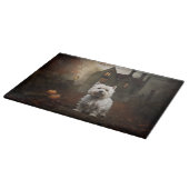 West Highland White Terrier Halloween Scary Snijplank (Hoek)