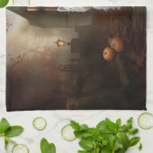 West Highland White Terrier Halloween Scary Theedoek (Gevouwen)