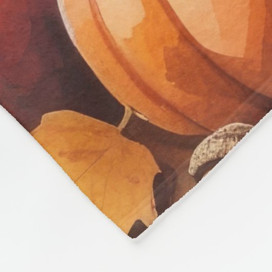 West Highland White Terrier herfstbladeren Fleece Deken (Hoek)