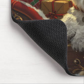West Highland White Terrier Hond Kerst Feestelijk Muismat (Hoek)