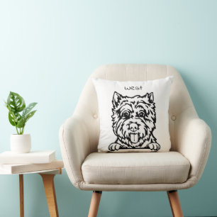 West Highland White Terrier hond Kussen