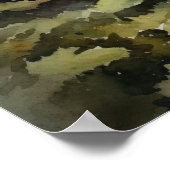 West Highland White Terrier Hondenkunst Print Post (Hoek)