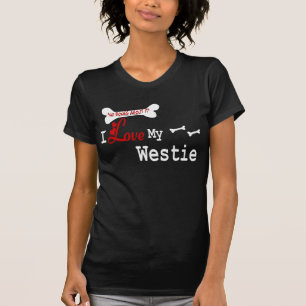 West Highland White Terrier (I Love) Apparel T-shirt