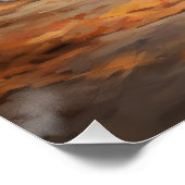 West Highland White Terrier in de herfst laat Herf Perfect Poster (Hoek)