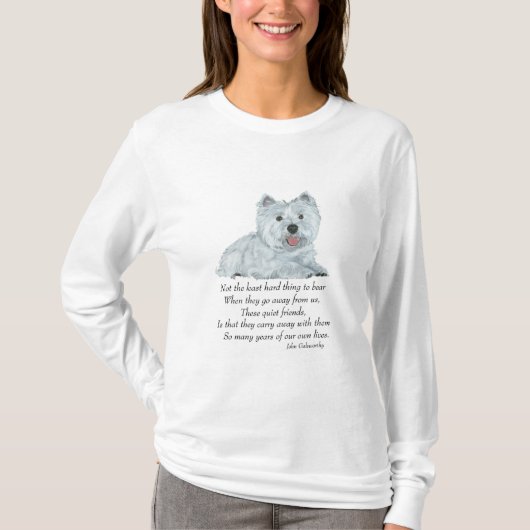 West Highland White Terrier Keepomwille T-shirt (Voorkant)