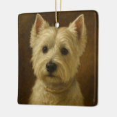 West Highland White Terrier Keramisch Ornament (Links)