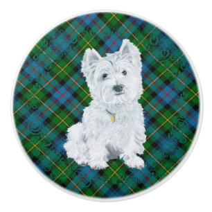 West Highland White Terrier Keramische Knop