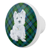 West Highland White Terrier Keramische Knop (Rechts)