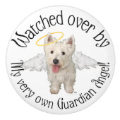 West Highland White Terrier Keramische Knop (Voorkant)