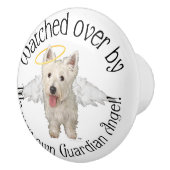 West Highland White Terrier Keramische Knop (Rechts)